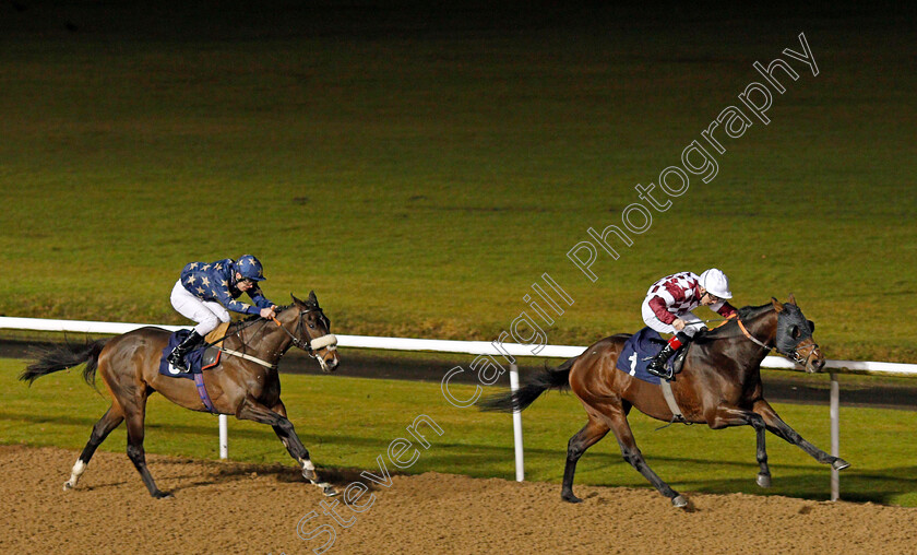 Summeronsevenhills-0003 
 SUMMERONSEVENHILLS (Shane Kelly) wins The Ladbrokes Nursery
Wolverhampton 19 Dec 2019 - Pic Steven Cargill / Racingfotos.com