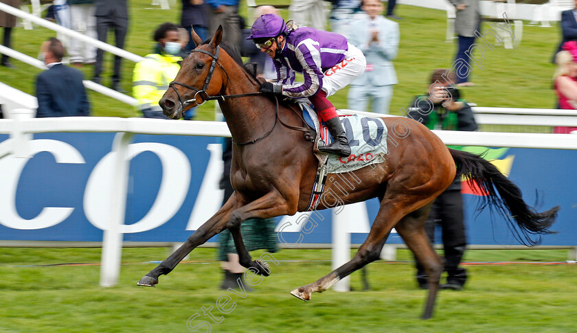 Snowfall-0007 
 SNOWFALL (Frankie Dettori) wins The Cazoo Oaks
Epsom 4 Jun 2021 - Pic Steven Cargill / Racingfotos.com