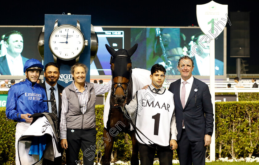 Valiant-Prince-0012 
 VALIANT PRINCE (James Doyle) winner of The Singspiel Stakes
Meydan, Dubai 3 Feb 2023 - Pic Steven Cargill / Racingfotos.com