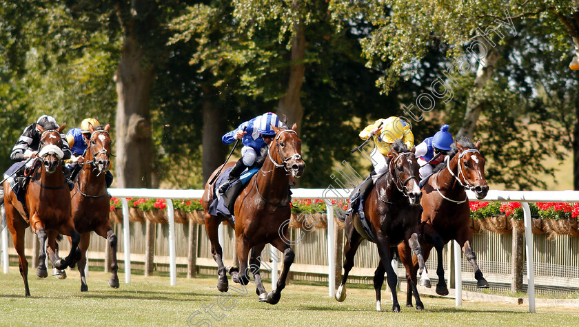 Naval-Intelligence-0001 
 NAVAL INTELLIGENCE (right, John Egan) beats RESTIVE SPIRIT (2nd right) and BAWAASIL (centre) in The Download The App At 188bet Maiden Stakes Div2
Newmarket 28 Jun 2018 - Pic Steven Cargill / Racingfotos.com