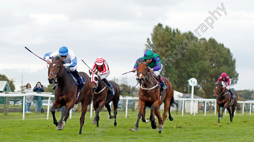 Ideal-Guest-0006 
 IDEAL GUEST (Mikkel Mortensen) beats ASTRAL SPIRIT (right) in The Regular Offers On Bresbet.com Handicap
Yarmouth 16 Oct 2023 - Pic Steven Cargill / Racingfotos.com