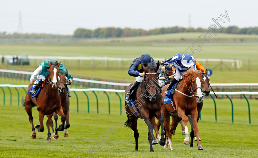 Muffri Ha-0001 
 MUFFRI'HA (Pat Cosgrave) beats TISBUTADREAM (right) in The Muhaarar British EBF Rosemary Stakes Newmarket 29 Sep 2017 - Pic Steven Cargill / Racingfotos.com