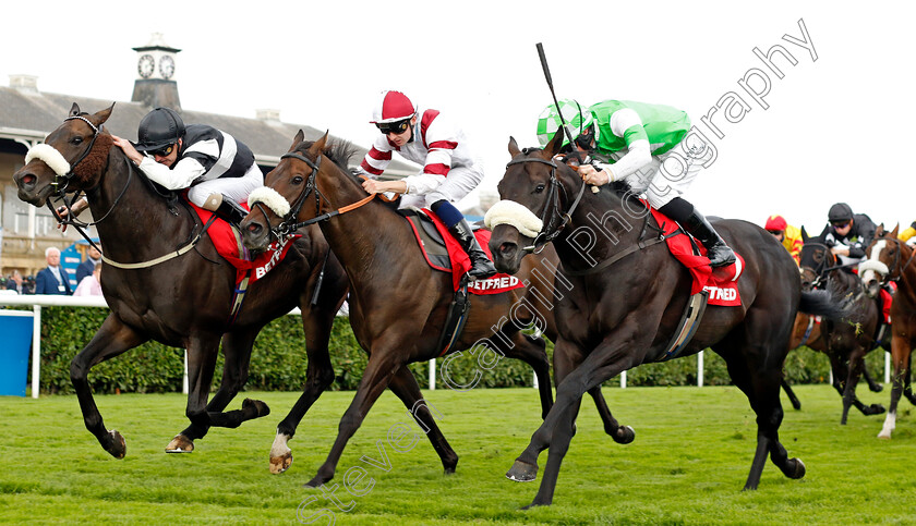 Annaf-0001 
 ANNAF (right, Rossa Ryan) beats SIGNIFICANTLY (left) and INTRINSIC BOND (centre) in The Betfred Portland Handicap
Doncaster 16 Sep 2023 - Pic Steven Cargill / Racingfotos.com