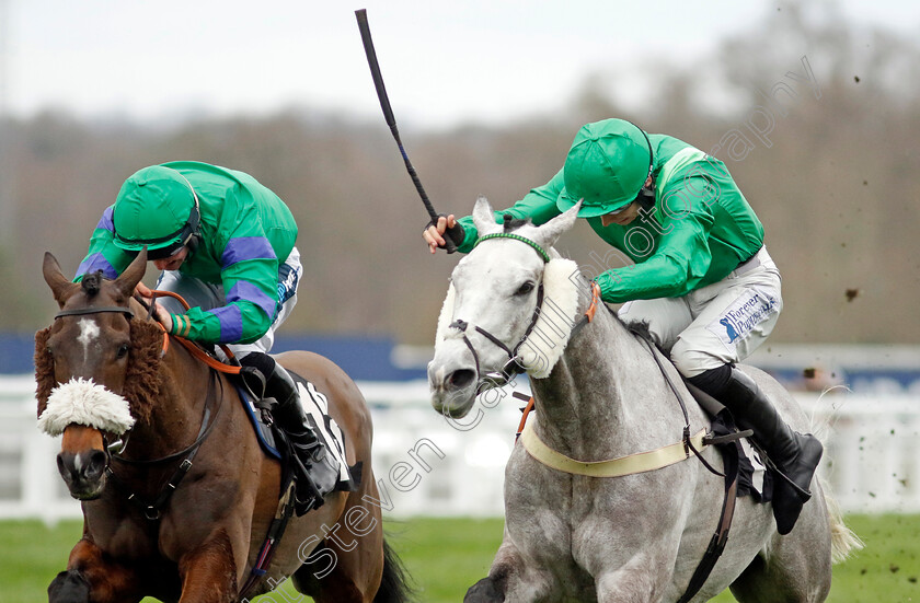 Mothill-0006 
 MOTHILL (left, Joe Anderson) beats BAD (right) in The Thoroughbred Industry Employee Awards Handicap Hurdle
Ascot 17 Feb 2024 - Pic Steven Cargill / Racingfotos.com