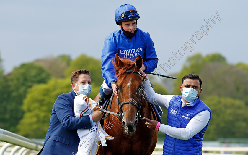 Hurricane-Lane-0011 
 HURRICANE LANE (William Buick) after The Al Basti Equiworld Dubai Dante Stakes
York 13 May 2021 - Pic Steven Cargill / Racingfotos.com