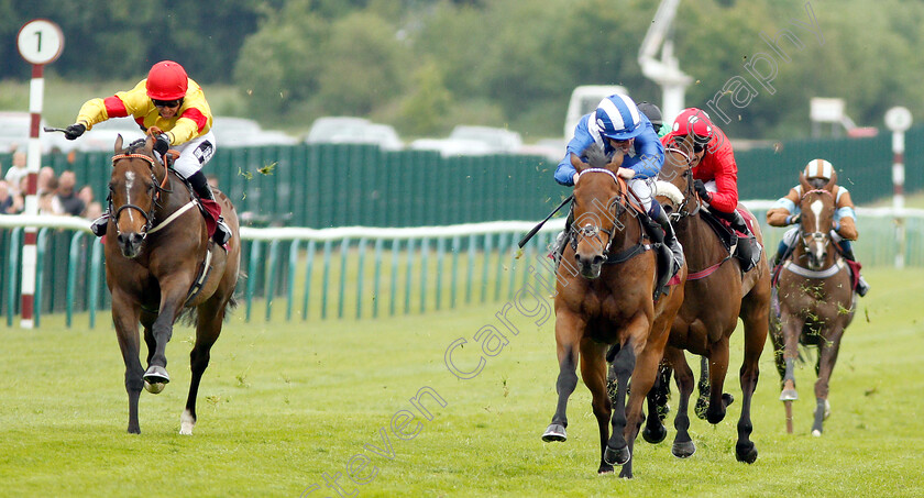 Battaash-0001 
 BATTAASH (Jim Crowley) beats ALPHA DELPHINI (left) in The Armstrong Aggregates Temple Stakes
Haydock 25 May 2019 - Pic Steven Cargill / Racingfotos.com