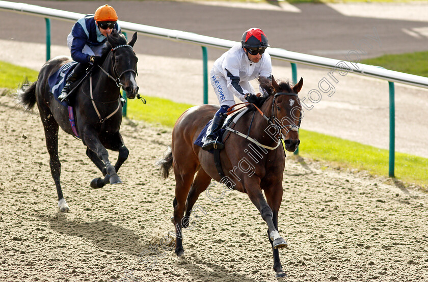 Golden-Mayflower-0008 
 GOLDEN MAYFLOWER (Silvestre De Sousa) wins The Coral EBF Fillies Restricted Novice Stakes
Lingfield 28 Oct 2021 - Pic Steven Cargill / Racingfotos.com