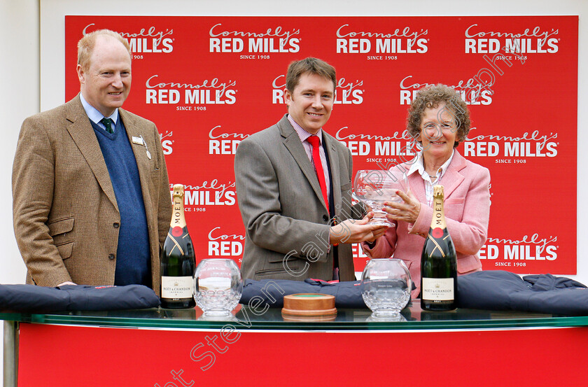 Fortune-Bound-0005 
 Presentation for The Connolly's Red Mills Intermediate Point To Point Championship Final Hunters Chase Cheltenham 4 May 2018 - Pic Steven Cargill / Racingfotos.com