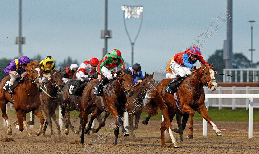 Animal-Instinct-0002 
 ANIMAL INSTINCT (Ryan Tate) beats KARIBANA (centre) in The totepool Cashback Club At totesport.com EBF Novice Stakes
Chelmsford 24 Oct 2019 - Pic Steven Cargill / Racingfotos.com