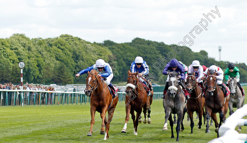 Jimi-Hendrix-0002 
 JIMI HENDRIX (left, Jim Crowley) beats HE'S A GENTLEMAN (2nd right) in The betfred.com Sankey Handicap
Haydock 28 May 2022 - Pic Steven Cargill / Racingfotos.com