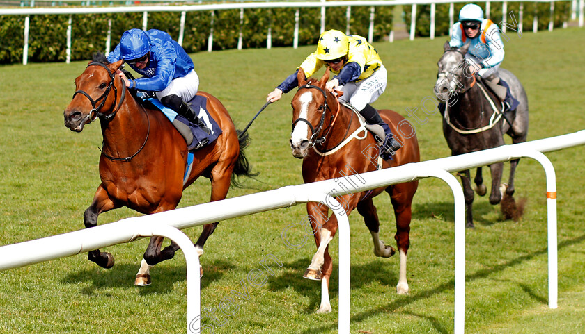 Tamborrada-0001 
 TAMBORRADA (James Doyle) beats ANNANDALE (right) in The Unibet Handicap
Doncaster 28 Mar 2021 - Pic Steven Cargill / Racingfotos.com