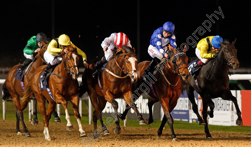 Victory-Heights-0004 
 VICTORY HEIGHTS (2nd left, P J McDonald) beats MIGHTY GURKHA (2nd right) ZAMAANI (left) and YAZAMAN (right) in The Ladbrokes Watch Racing Online For Free Conditions Stakes
Wolverhampton 5 Dec 2020 - Pic Steven Cargill / Racingfotos.com