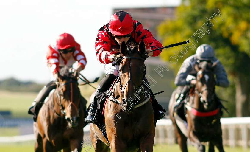 Naina-0001 
 NAINA (Christian Howarth) wins The Maritime Cargo Services Ocean Freight Frenzy Selling Stakes
Newmarket 9 Aug 2024 - Pic Steven Cargill / Racingfotos.com