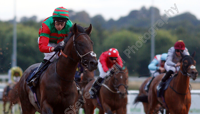 Aljari-0005 
 ALJARI (Luke Morris) wins The Wolverhampton Holiday Inn Novice Stakes
Wolverhampton 17 Jul 2019 - Pic Steven Cargill / Racingfotos.com