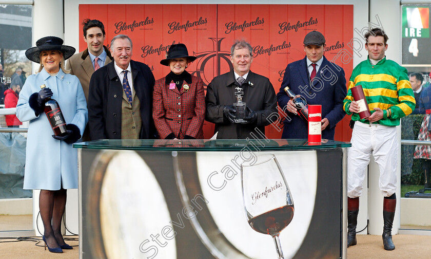 Easysland-0014 
 Presentation to J P McManus, David Cottin and Jonathan Plouganou for The Glenfarclas Cross Country Chase won by EASYSLAND
Cheltenham 11 Mar 2020 - Pic Steven Cargill / Racingfotos.com