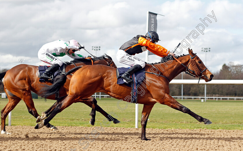 Whittle-Le-Woods-0004 
 WHITTLE LE WOODS (Theodore Ladd) wins The Betway Handicap
Wolverhampton 12 Mar 2022 - Pic Steven Cargill / Racingfotos.com