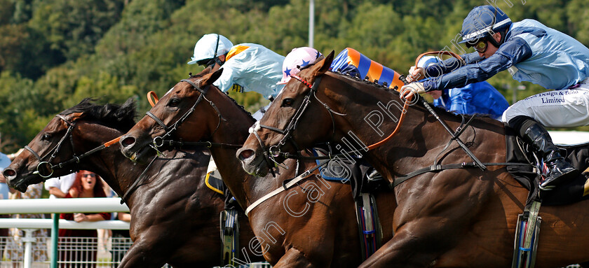 Danzeno-0002 
 DANZENO (right, Ray Dawson) beats TARBOOSH (centre) and DUBAI STATION (left) in The It Pays To Buy Irish EBF Conditions Stakes
Nottingham 10 Aug 2021 - Pic Steven Cargill / Racingfotos.com