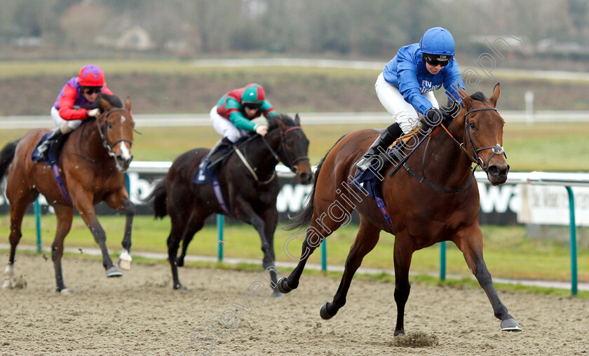 Cantiniere-0003 
 CANTINIERE (Hayley Turner) wins The sunracing.co.uk EBF Novice Stakes
Lingfield 5 Dec 2018 - Pic Steven Cargill / Racingfotos.com