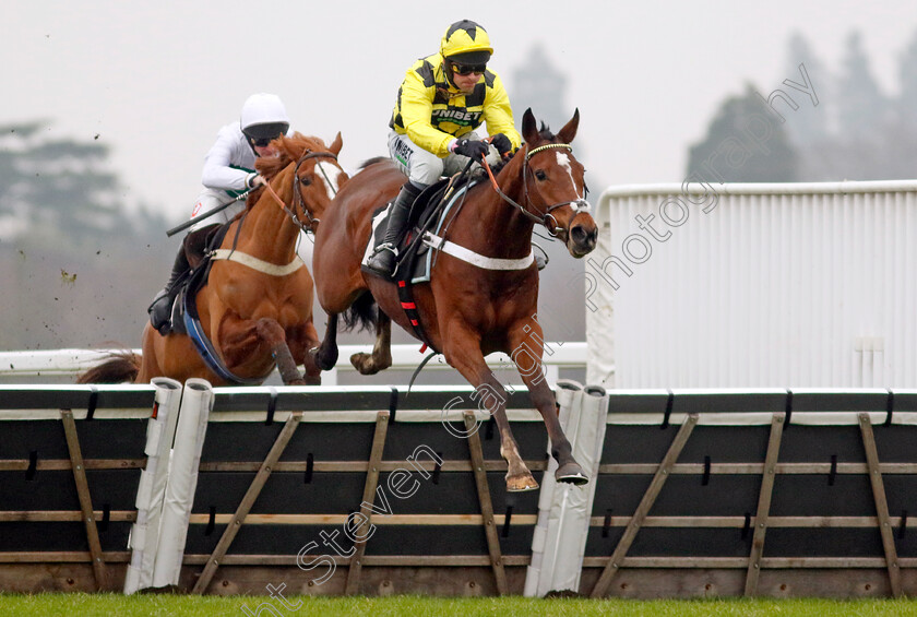 Lulamba-0003 
 LULAMBA (Nico de Boinville) wins The Betmgm Juvenile Hurdle
Ascot 18 Jan 2025 - Pic Steven Cargill / Racingfotos.com