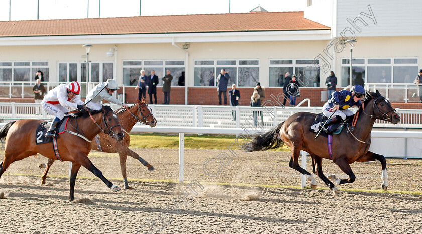 Sansevero-0003 
 SANSEVERO (Hollie Doyle) wins The May Bank Holiday Fun Day Median Auction Maiden Stakes
Chelmsford 11 Feb 2020 - Pic Steven Cargill / Racingfotos.com