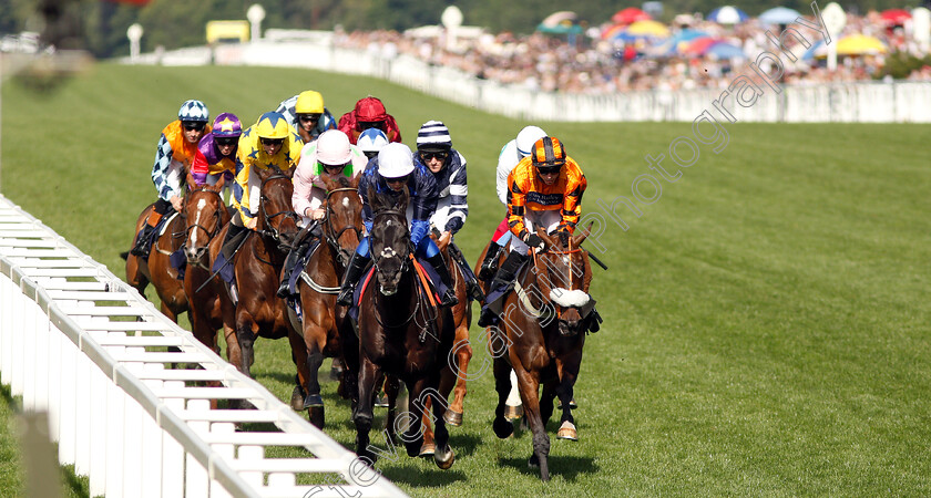 Black-Corton-0005 
 BLACK CORTON (Megan Nicholls) leading the Queen Alexandra Stakes
Royal Ascot 22 Jun 2019 - Pic Steven Cargill / Racingfotos.com