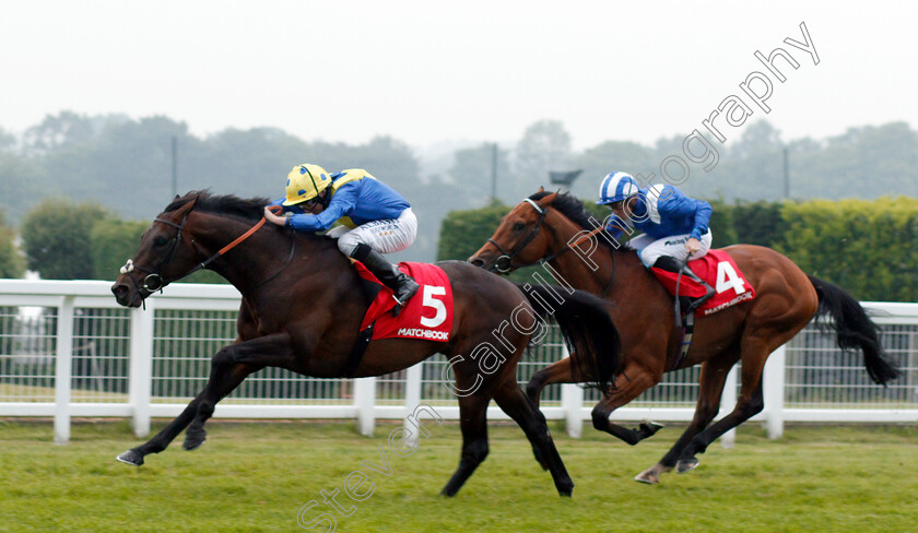 Poet s-Word-0005 
 POET'S WORD (Ryan Moore) wins The Matchbook Brigadier Gerard Stakes Sandown 24 May 2018 - Pic Steven Cargill / Racingfotos.com