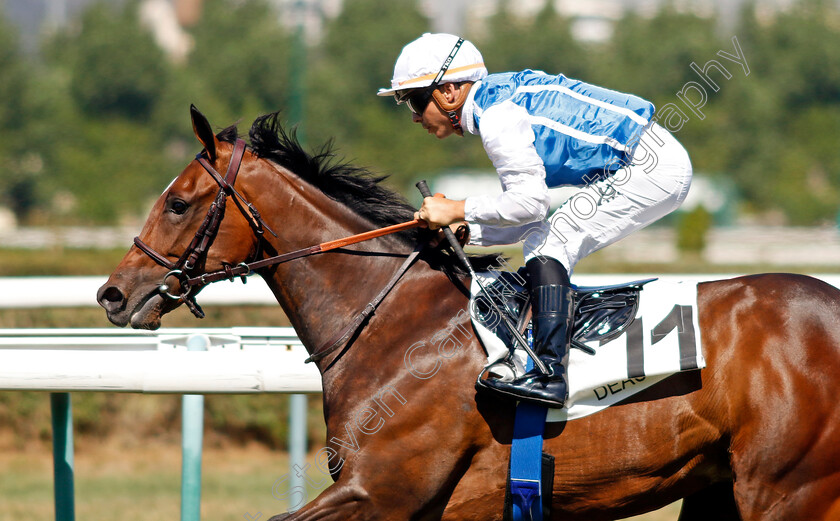 Kelina-0001 
 KELINA (Maxime Guyon) wins The Prix des Marettes
Deauville 6 Aug 2022 - Pic Steven Cargill / Racingfotos.com