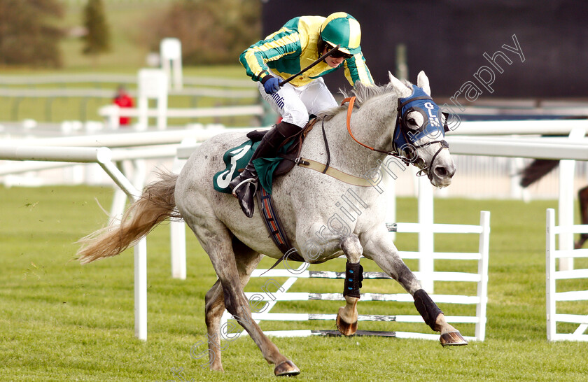 Diakali-0006 
 DIAKALI (Joshua Moore) wins The squareintheair.com Novices Chase 
Cheltenham 26 Oct 2018 - Pic Steven Cargill / Racingfotos.com