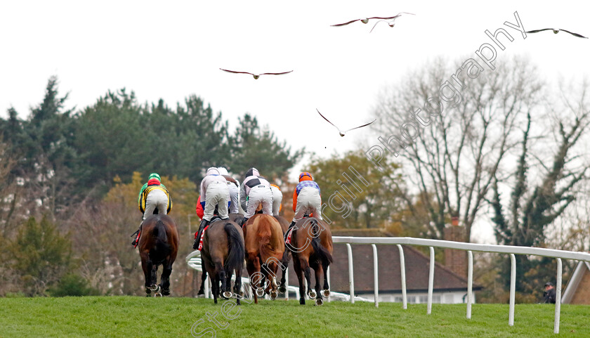 Sandown-0001 
 Heading out onto the final circuit
Sandown 3 Dec 2022 - Pic Steven Cargill / Racingfotos.com