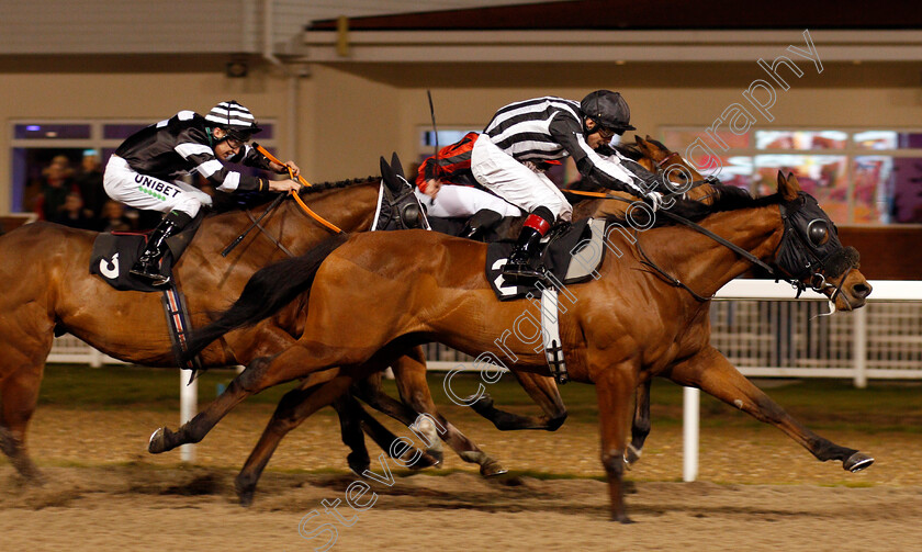 Strawberry-Jack-0004 
 STRAWBERRY JACK (Ben Curtis) wins The Bet totescoop6 At totesport.com Handicap
Chelmsford 2 Jan 2020 - Pic Steven Cargill / Racingfotos.com