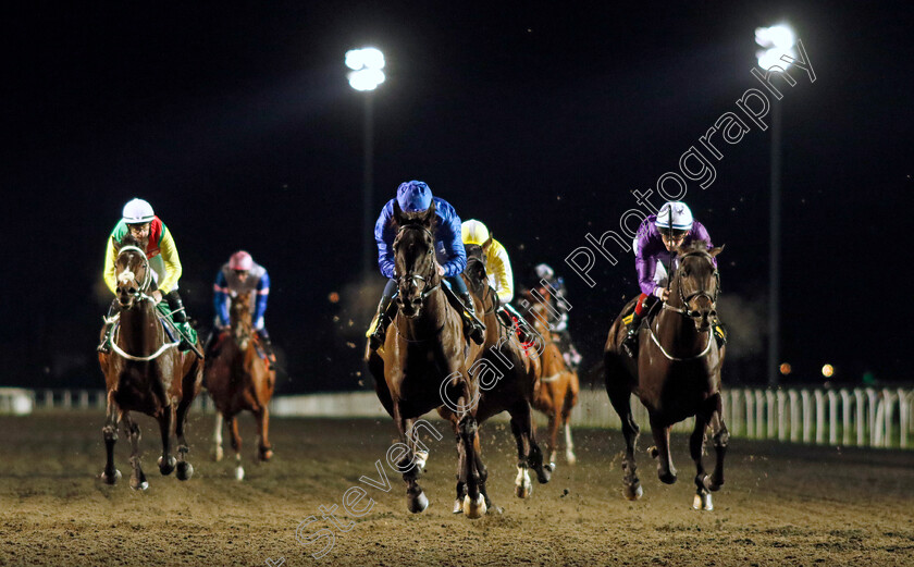 Rebel s-Romance-0002 
 REBEL'S ROMANCE (William Buick) beats ELEGANT MAN (right) in The Unibet Wild Flower Stakes
Kempton 13 Dec 2023 - Pic Steven Cargill / Racingfotos.com