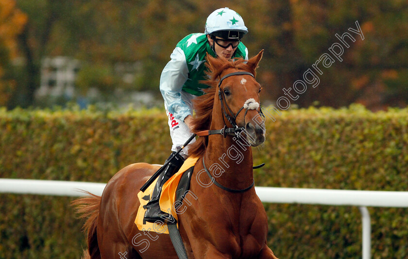 Glendevon-0002 
 GLENDEVON (Jamie Spencer) winner of The 32Red British Stallion Studs EBF Novice Stakes Kempton 11 Oct 2017 - Pic Steven Cargill / Racingfotos.com