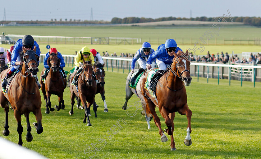 Al-Nafir-0005 
 AL NAFIR (Pat Dobbs) wins The bet365 Old Rowley Cup
Newmarket 7 Oct 2022 - Pic Steven Cargill / Racingfotos.com