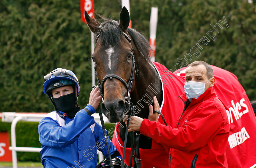 Al-Zaraqaan-0006 
 AL ZARAQAAN (Richard Kingscote) after The Ladbrokes Roseberry Handicap
Kempton 27 Mar 2021 - Pic Steven Cargill / Racingfotos.com