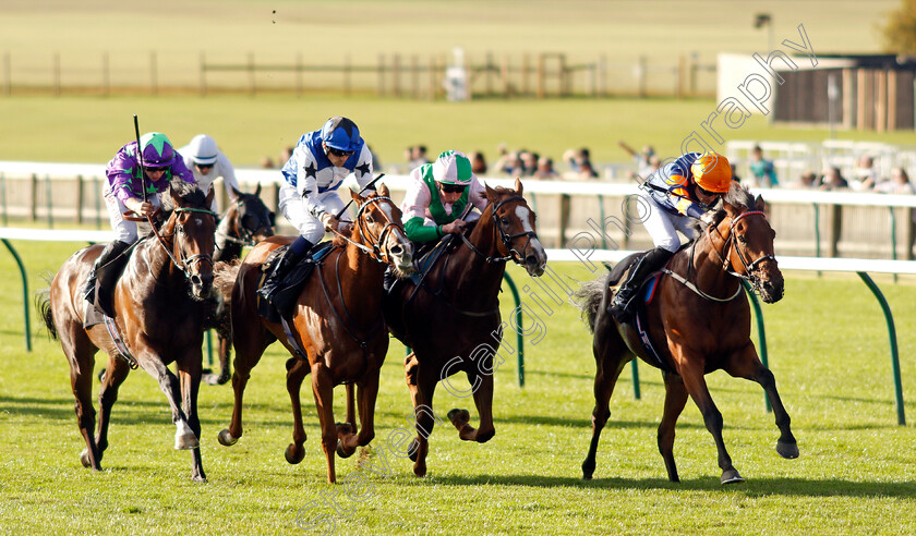 Turntable-0006 
 TURNTABLE (right, Callum Shepherd) beats FIREWORKS (left) in The Unibet Handicap
Newmarket 24 Sep 2021 - Pic Steven Cargill / Racingfotos.com