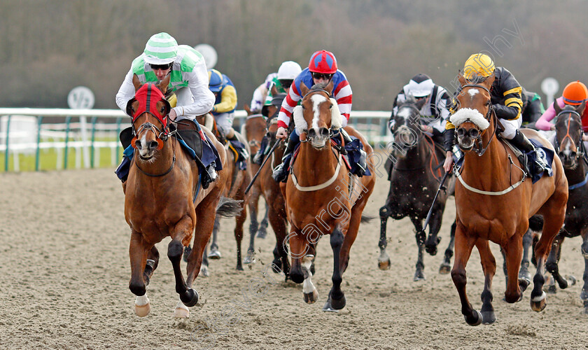 Griggy-0003 
 GRIGGY (left, Adam Kirby) beats ILLUSTRIOUS SPIRIT (right) in The Betway Classified Stakes
Lingfield 18 Dec 2019 - Pic Steven Cargill / Racingfotos.com