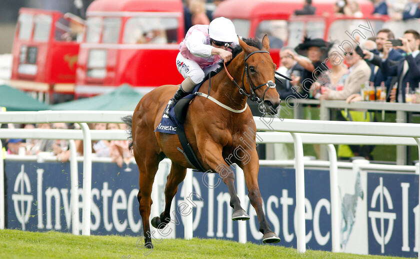 Gossiping-0003 
 GOSSIPING (Andrea Atzeni) wins The Investec Mile Handicap
Epsom 31 May 2019 - Pic Steven Cargill / Racingfotos.com