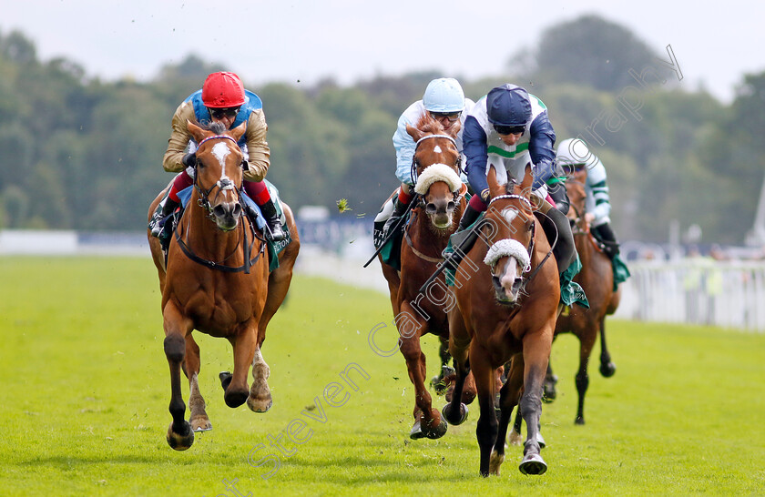 Coltrane-0003 
 COLTRANE (Oisin Murphy) beats COURAGE MON AMI (left) in The Weatherbys Hamilton Lonsdale Cup
York 25 Aug 2023 - Pic Steven Cargill / Racingfotos.com