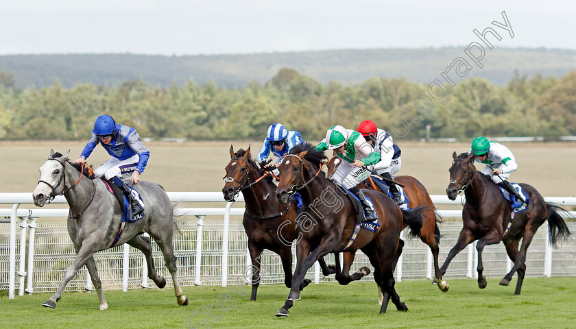 Ancient-Rome-0004 
 ANCIENT ROME (centre, Jamie Spencer) beats HAUNTED DREAM (left) in The Coral Chesterfield Cup Handicap
Goodwood 1 Aug 2023 - Pic Steven Cargill / Racingfotos.com