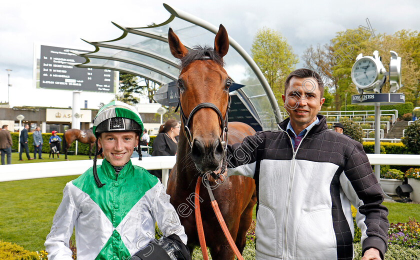 Mountain-Angel-0011 
 MOUNTAIN ANGEL (David Egan) after The Manny Mercer Apprentice Handicap Ascot 2 May 2018 - Pic Steven Cargill / Racingfotos.com