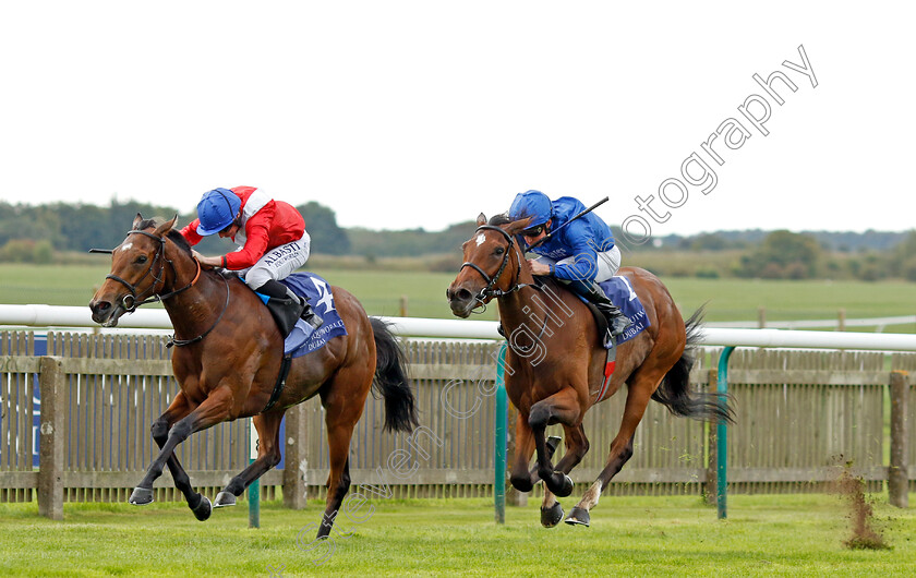 Eternal-Pearl-0006 
 ETERNAL PEARL (right, William Buick) beats PERIPATETIC (left) in The Princess Royal Al Basti Equiworld Dubai Stakes
Newmarket 23 Sep 2022 - Pic Steven Cargill / Racingfotos.com