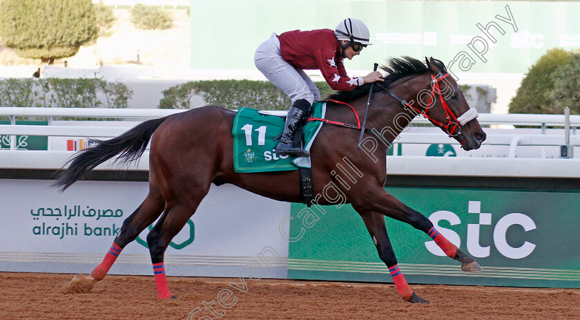 Medbaas-0001 
 MEDBAAS (Joanna Mason) wins The International Jockey Challenge R2 
King Abdulziz Racecourse, Kingdom of Saudi Arabia, 24 Feb 2023 - Pic Steven Cargill / Racingfotos.com