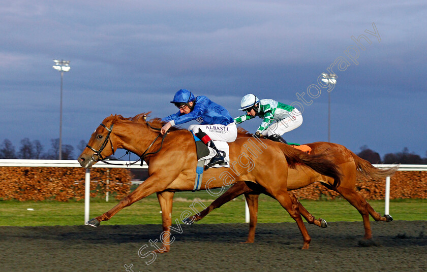 Echo-Point-0003 
 ECHO POINT (Adam Kirby) wins The Try Our New Price Boosts At Unibet Novice Stakes
Kempton 3 Feb 2021 - Pic Steven Cargill / Racingfotos.com