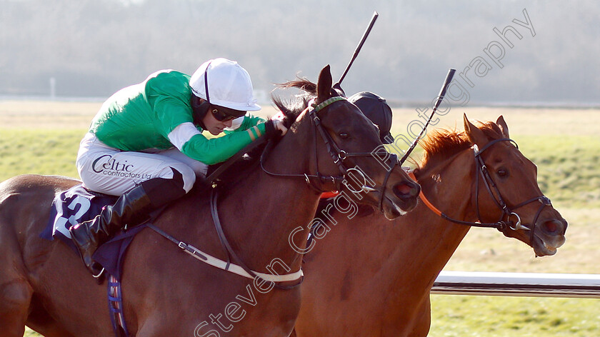 Rakematiz-0003 
 RAKEMATIZ (farside, Callum Shepherd) beats HACKBRIDGE (centre) in The Betway Live Casino Handicap
Lingfield 23 Feb 2019 - Pic Steven Cargill / Racingfotos.com