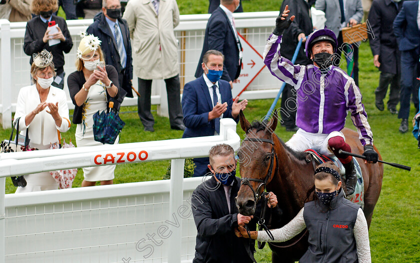 Snowfall-0019 
 SNOWFALL (Frankie Dettori) after The Cazoo Oaks
Epsom 4 Jun 2021 - Pic Steven Cargill / Racingfotos.com