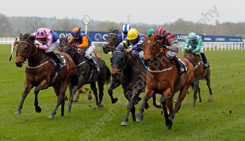 Pettochside-0004 
 PETTOCHSIDE (right, Saffie Osborne) beats HAN SOLO BERGER (left) in The Great Racing Welfare Cycle Handicap
Ascot 28 Apr 2021 - Pic Steven Cargill / Racingfotos.com