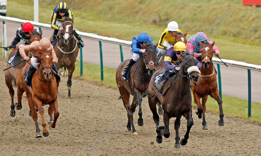 Dancing-Brave-Bear-0002 
 DANCING BRAVE BEAR (Stevie Donohoe) beats COSMIC LOVE (left) in The 32Red Casino EBF Fillies Novice Stakes Lingfield 20 Dec 2017 - Pic Steven Cargill / Racingfotos.com