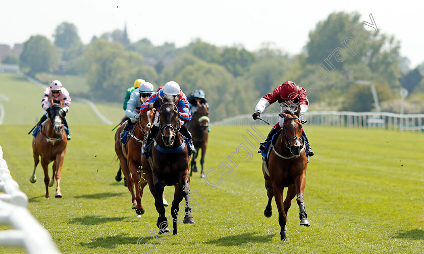 Croeso-Cymraeg-0003 
 CROESO CYMRAEG (left, Dougie Costello) beats THE CITY'S PHANTOM (right) in The Leicester Students Handicap
Leicester 1 Jun 2021 - Pic Steven Cargill / Racingfotos.com