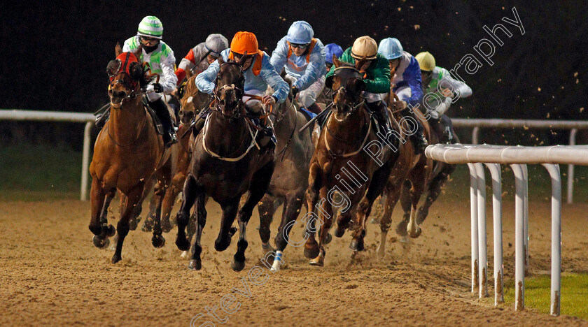 One-Hart-0002 
 ONE HART (centre, Joe Fanning) wins The Bombardier British Hopped Amber Beer Claiming Stakes
Wolverhampton 18 Jan 2021 - Pic Steven Cargill / Racingfotos.com