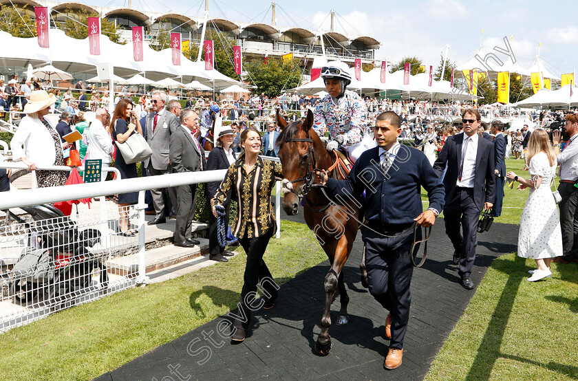 Haverland-0001 
 HAVERLAND (Khadijah Mellah) before The Magnolia Cup
Goodwood 1 Aug 2019 - Pic Steven Cargill / Racingfotos.com